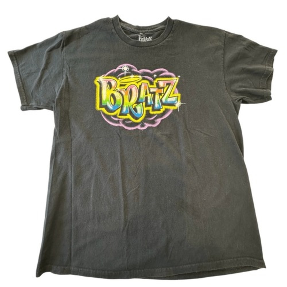 Bratz Black Graphic 100% Cotton T-Shirt, Large